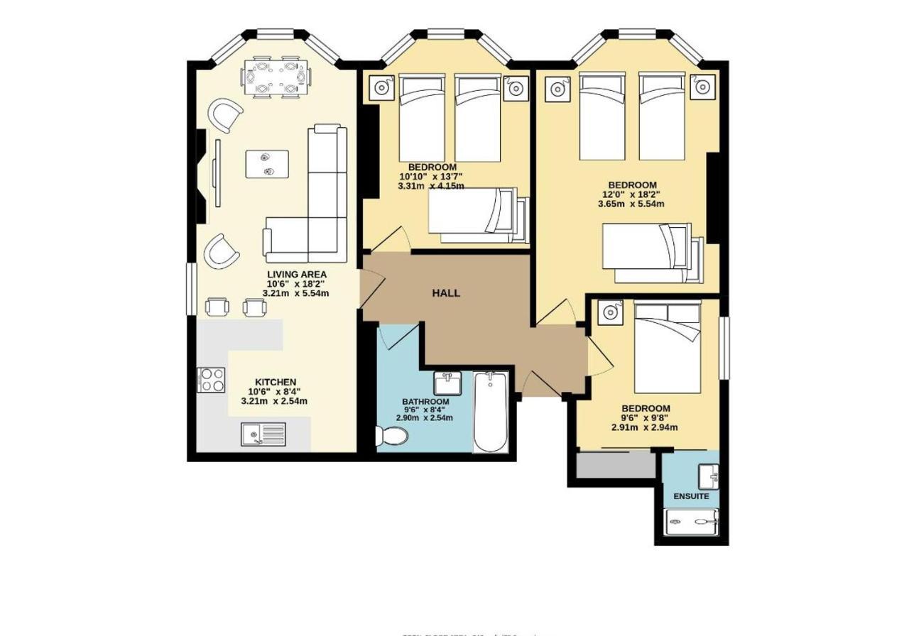 Central Lanes Pad By My Getaways Free Parking For One Car Brighton Luaran gambar